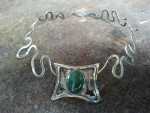 zilver met eilatsteen